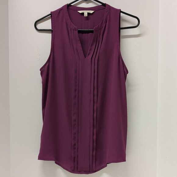 41 Hawthorn Breyson Pleated Detail Blouse in Purple - Picture 1 of 10